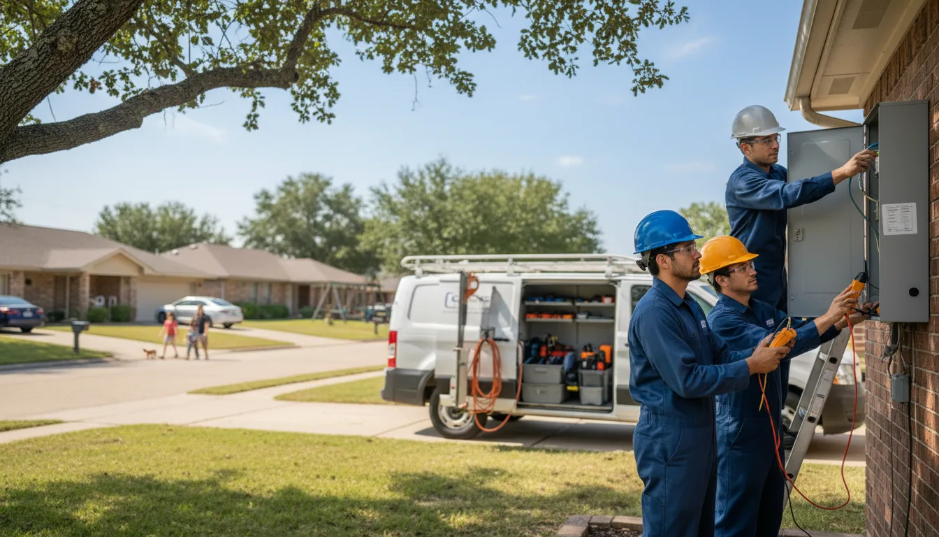 Certified electrician providing emergency electrical services in Cannel City, KY